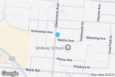 Map image of the property - 3210 Glenmore Ave