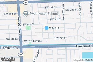 Map image of the property - 10363 SW 6th St