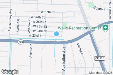 Map image of the property - 1121 W 23rd St