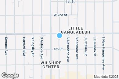 Map image of the property - 316 S Mariposa Ave