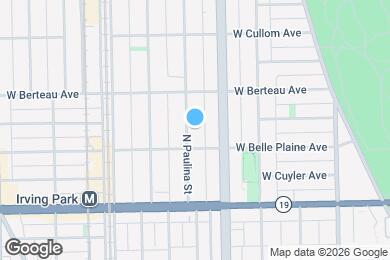 Map image of the property - 4117 N Paulina St