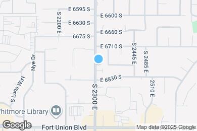 Map image of the property - 6781 S 2300 E