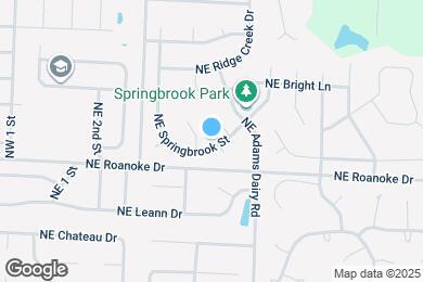 Map image of the property - 2314 NE Springbrook St