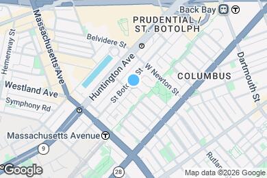 Map image of the property - 16 Cumberland St