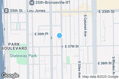 Map image of the property - 3652-3658 S Indiana Ave