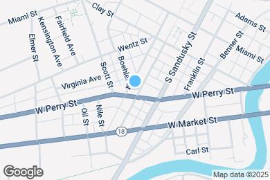 Map image of the property - 71 Jackson St