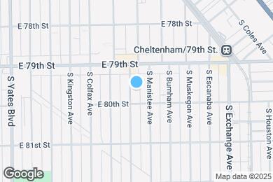 Map image of the property - 7941 S Marquette