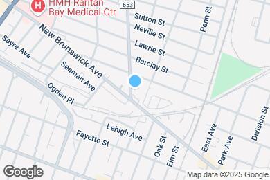Map image of the property - 416 Amboy Ave