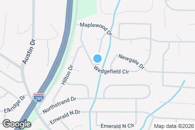 Map image of the property - 3920 Wedgefield Cir