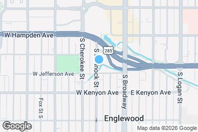 Map image of the property - 3596 S Bannock St