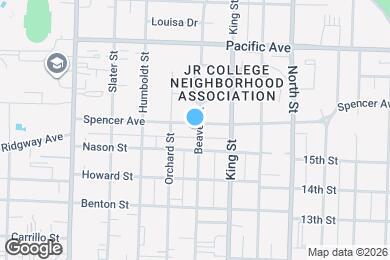 Map image of the property - 824 Spencer Ave