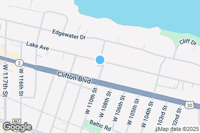 Map image of the property - 11015 Lake Ave