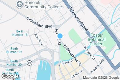 Map image of the property - 610 N Beretania St