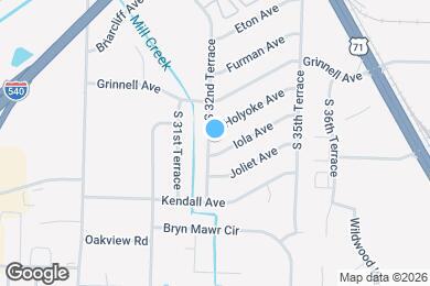 Map image of the property - 8605 S 32nd Ter