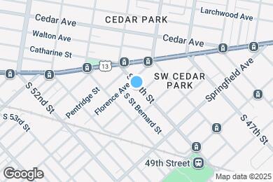 Map image of the property - 808 S 49th St