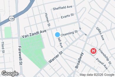 Map image of the property - 18 Hall Ave