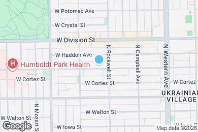 Map image of the property - 2618 W Thomas St