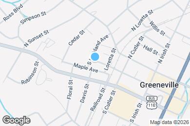 Map image of the property - 415 W Depot St