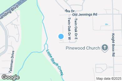 Map image of the property - 3032 Twin Oak Dr S