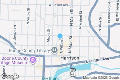 Map image of the property - 216 N Willow St