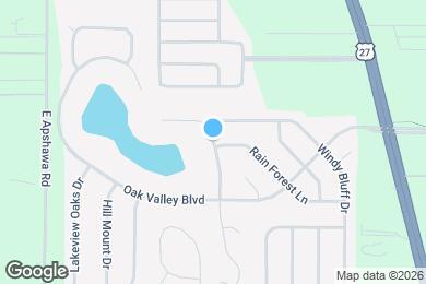 Map image of the property - 1414 Canopy Oaks Dr