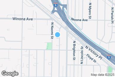 Map image of the property - 2239 N Frederic St