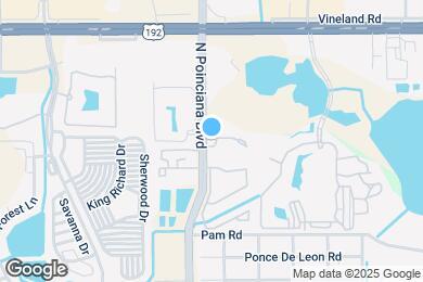 Map image of the property - 2791 N Poinciana Blvd