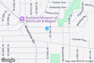 Map image of the property - 1914 Treadway Ave