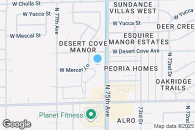 Map image of the property - 7517 W Mercer Ln