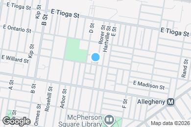 Map image of the property - 521 E Westmoreland St