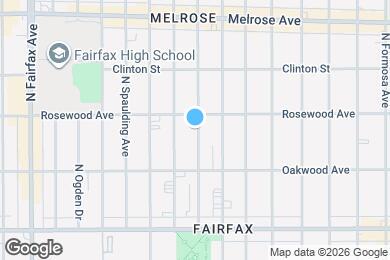 Map image of the property - 451 N Sierra Bonita Ave