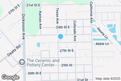 Map image of the property - 2505 Texas Ave