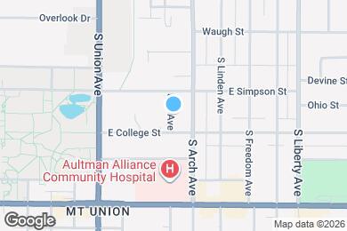 Map image of the property - 1666 Burt Ave