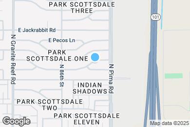 Map image of the property - 8719 E Plaza Ave