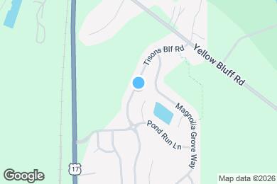 Map image of the property - 16403 Tisons Bluff Rd