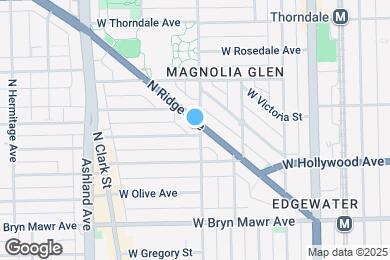 Map image of the property - 1400 W Edgewater Ave