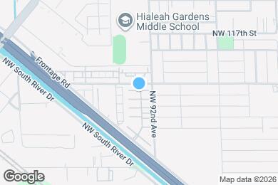 Map image of the property - 11051 W Okeechobee Rd