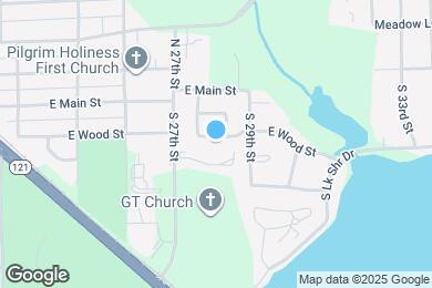 Map image of the property - 2829 E Wood St