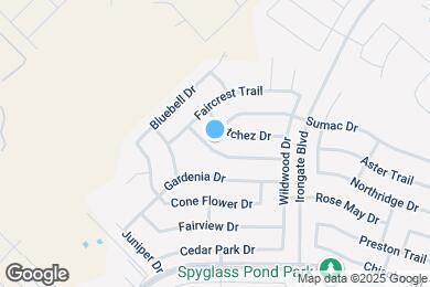Map image of the property - 2031 Brook Meadow Dr