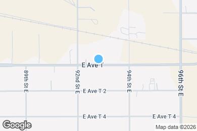 Map image of the property - 9236 E Ave T