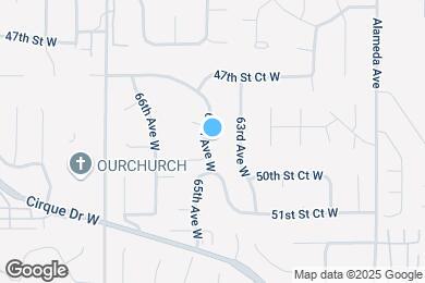 Map image of the property - 4911 64th Ave W