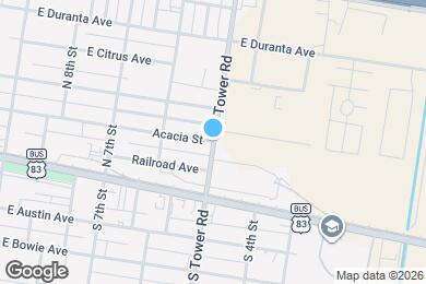 Map image of the property - 425 E Acacia Ave