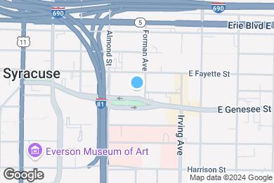 Map image of the property - 719 E Genesee St