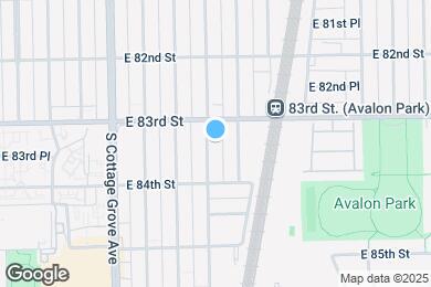 Map image of the property - 8325 S Ingleside Ave