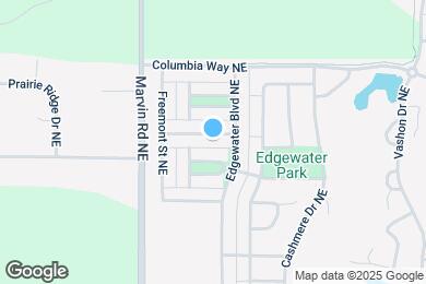 Map image of the property - 7625 Kodiak Ave NE