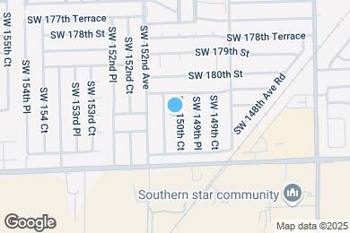 Map image of the property - 18146 SW 150th Ct