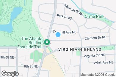 Map image of the property - 628 Cooledge Ave NE