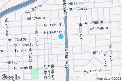 Map image of the property - 570 NE 173rd St