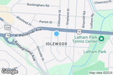 Map image of the property - 1011 Cleburne St