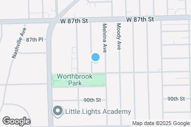 Map image of the property - 8841 Merrimac Ave